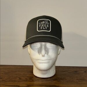 NWT Free Fly Flood Feeder Trucker Mesh Hat in Grey OS